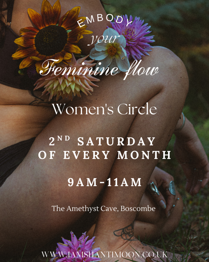 Female Flow Women's Circle - monthly - Embody Your Feminine Flow - The Amethyst Cave